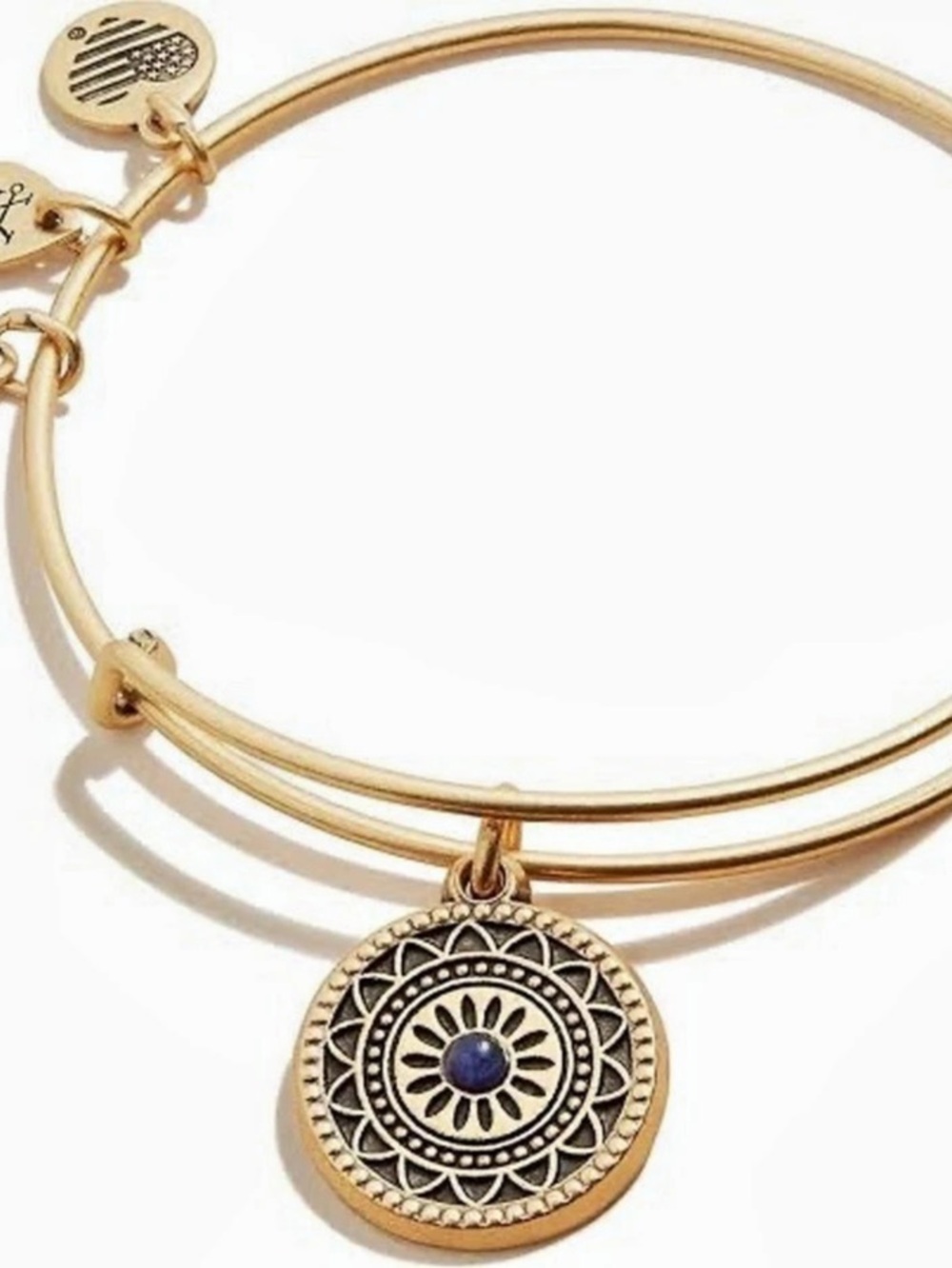 Alex and Ani Embrace the New Day Charm Bangle Gold